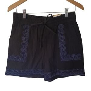 INC International Concepts Riviera Shorts Black Womens Small New